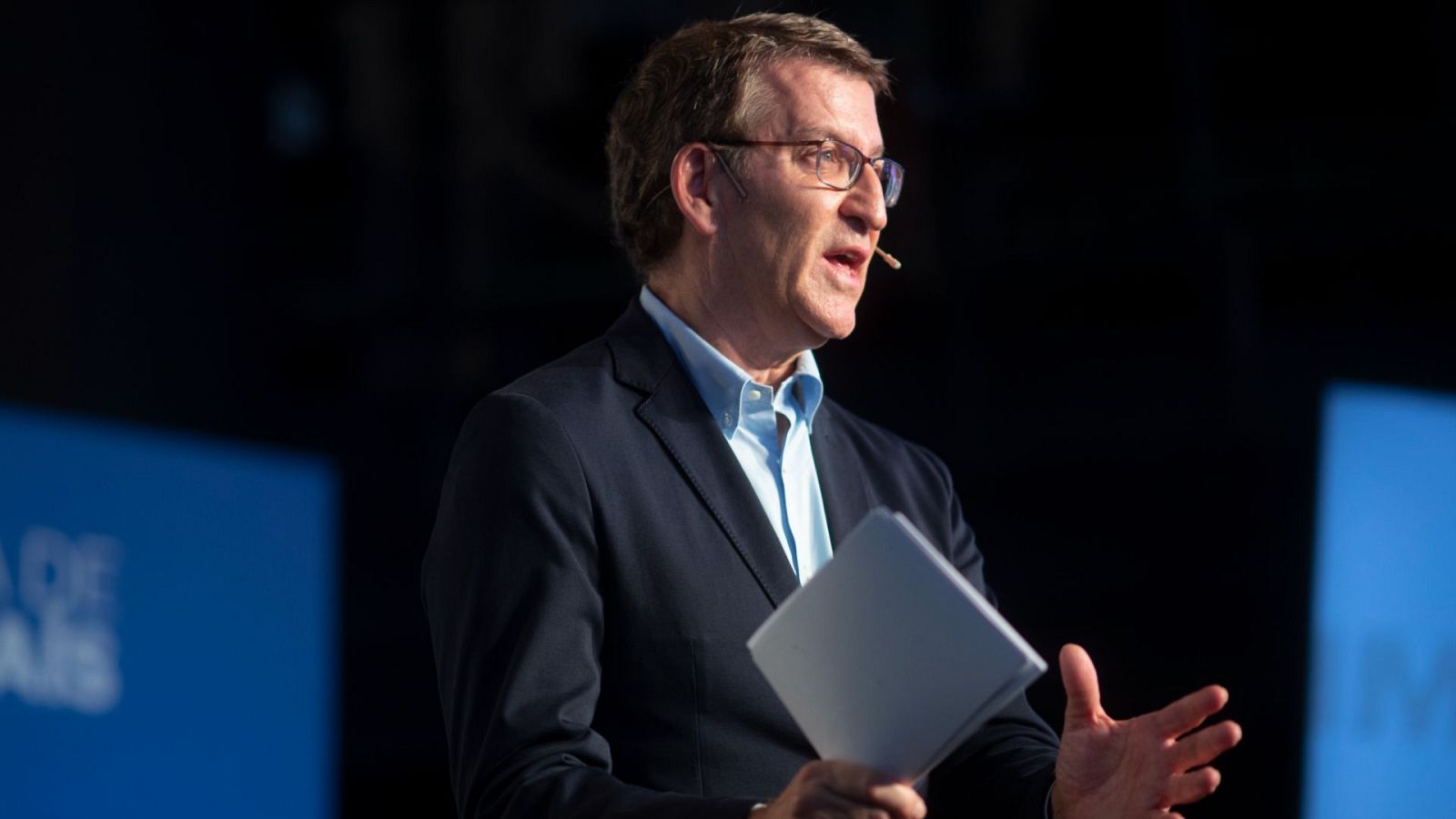 El presidente del PP, Alberto Nuñez Feijóo