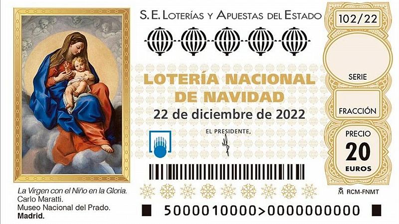 Todo sobre el décimo de la Lotería de Navidad 2022: así es el cuadro que ilustra los billetes