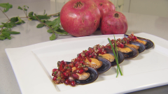 Recetas de Navidad | Mejillones con granada de Sergio Fernández