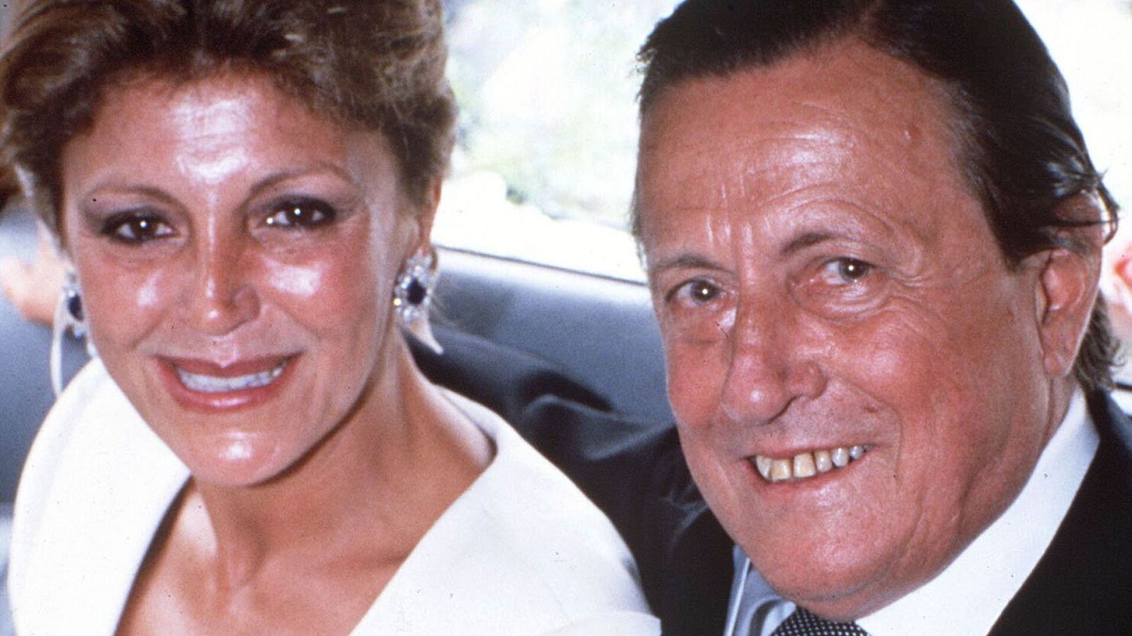 El barón Thyssen junto a Tita Cervera