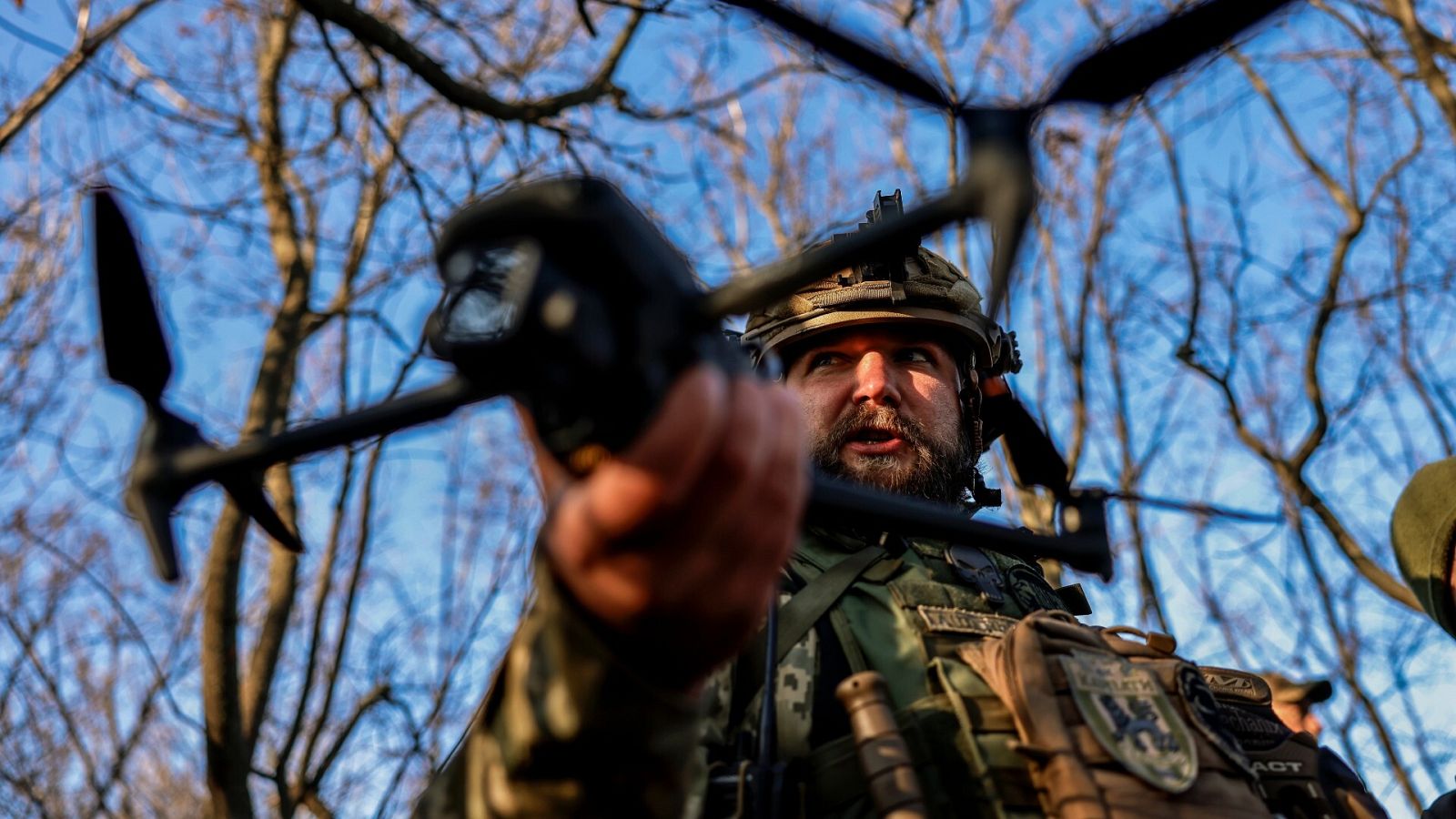 Tropas ucranianas en Jersón