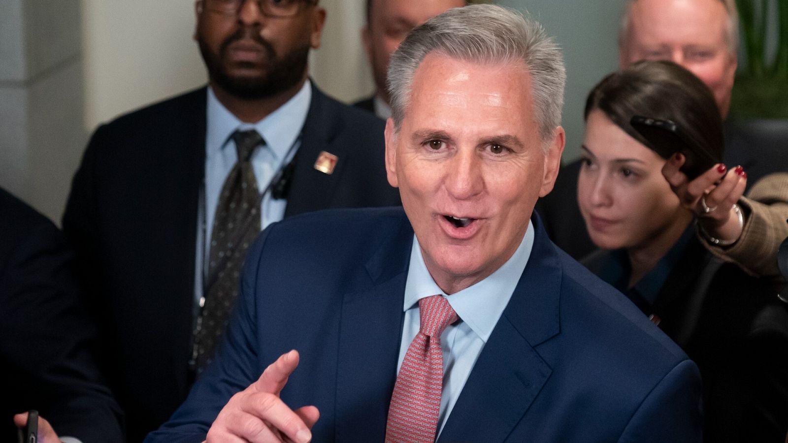 El líder republicano de la Cámara de Representantes de Estados Unidos, Kevin McCarthy