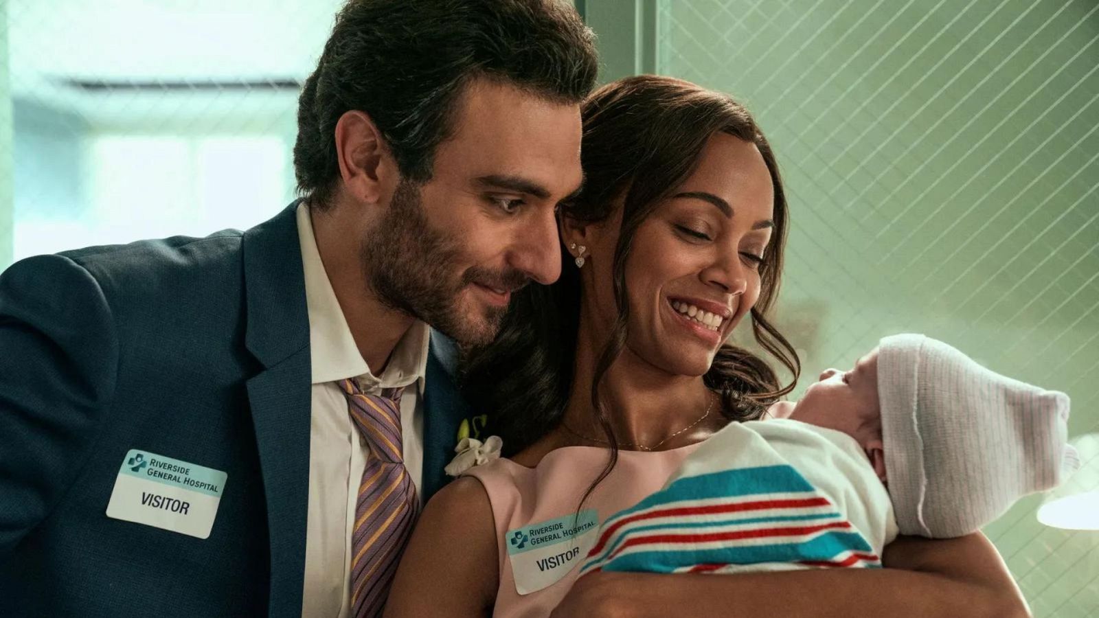 Los actores de 'Desde cero', Zoe Saldana y Eugenio Mastrandrea