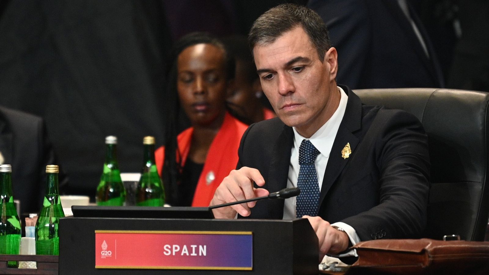 El presidente del Gobierno, Pedro Sánchez, en la cumbre del G20 en Indonesia