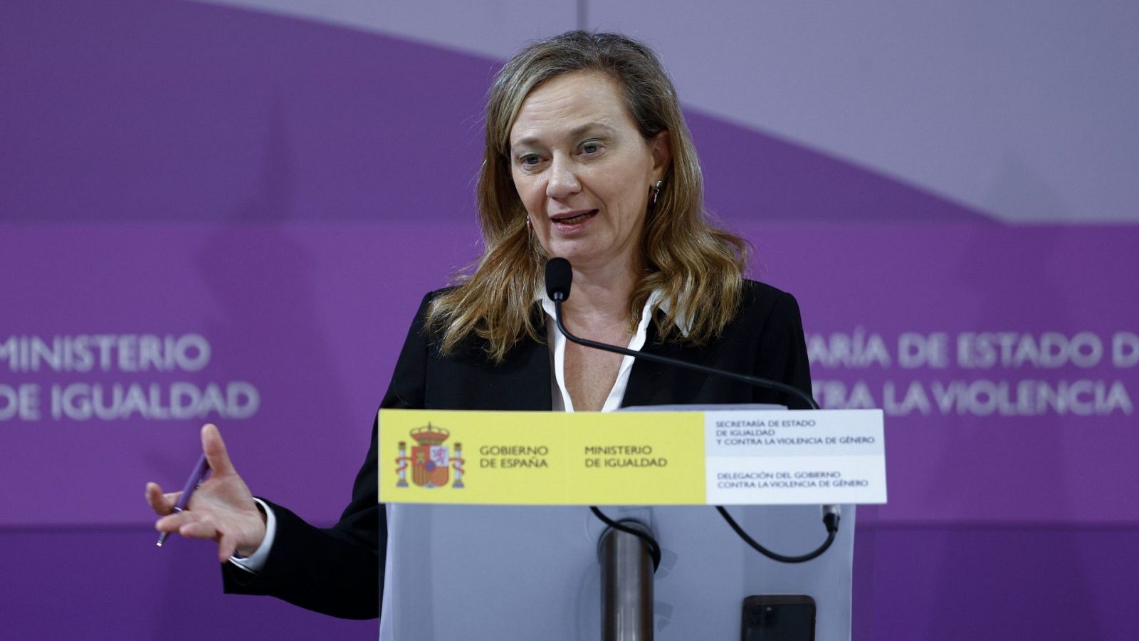 La delegada del Gobierno en Madrid contra la Violencia de Género, Victoria Rosell