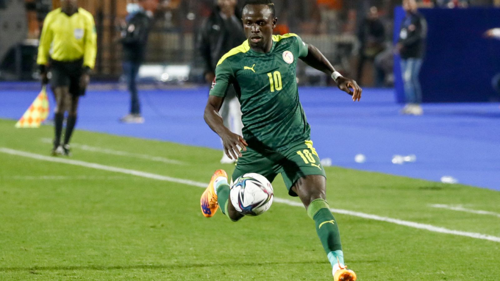 Sadio Mane, en un partido con la selección de Senegal