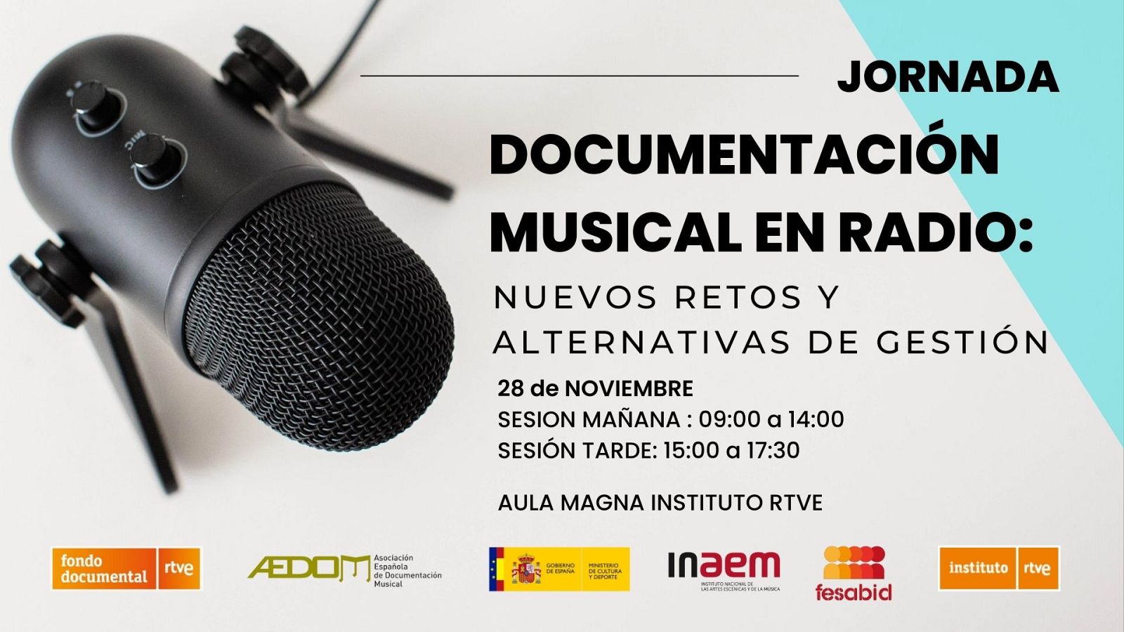 Portada jornada documental musical en radio