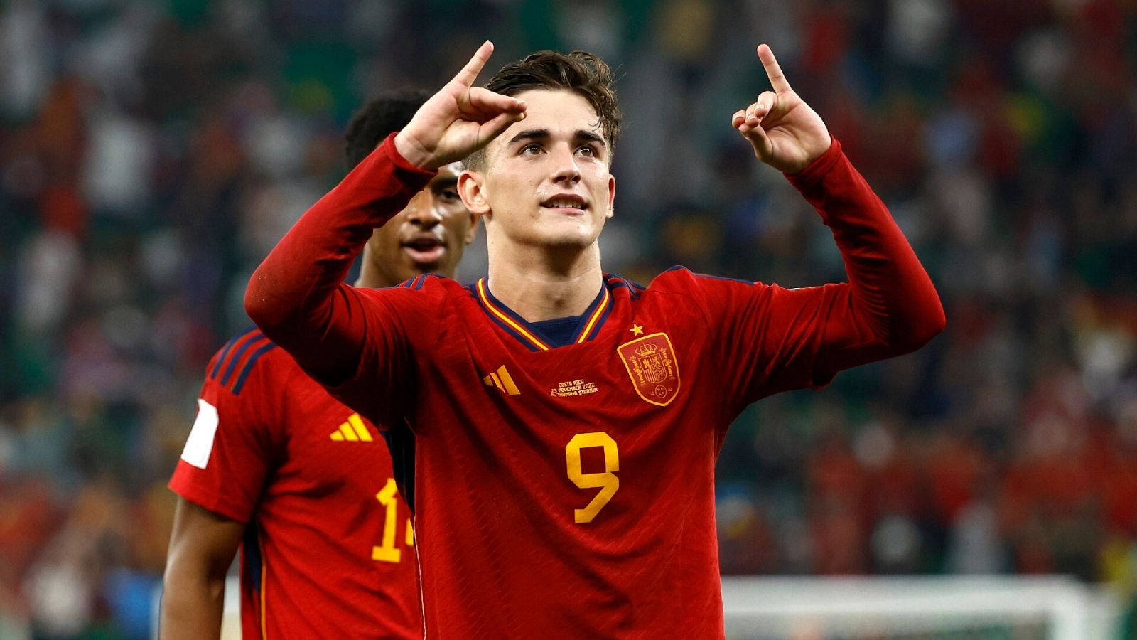 Gavi, tras marcar ante Costa Rica