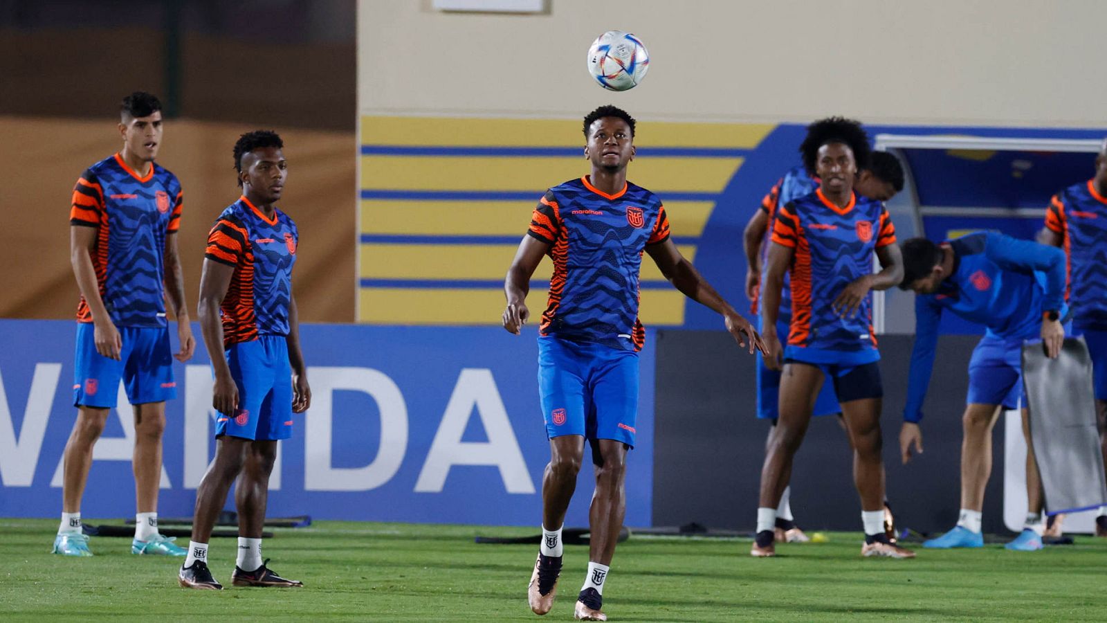 Entrenamiento de Ecuador en Catar