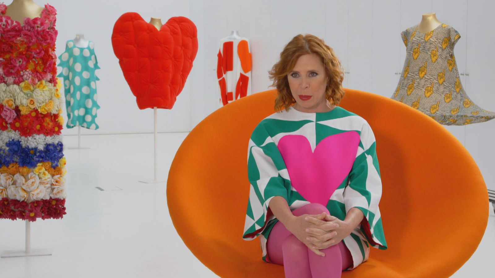Agatha Ruiz de la Prada, durante la entrevista