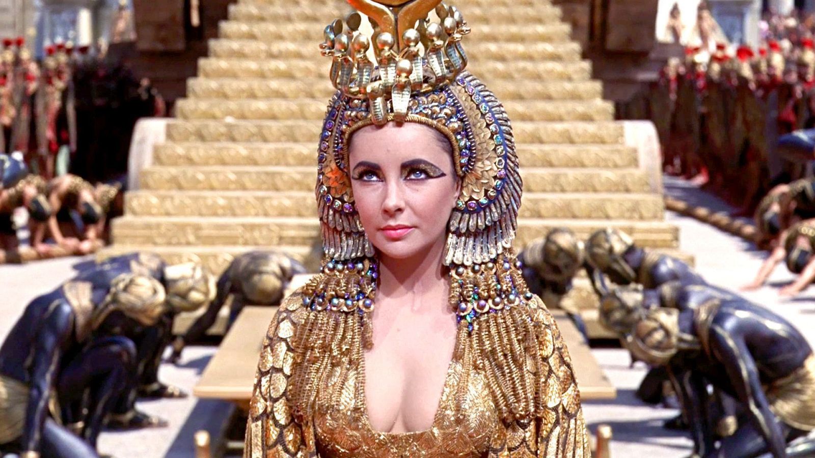 Cleopatra con Elizabeth Taylor