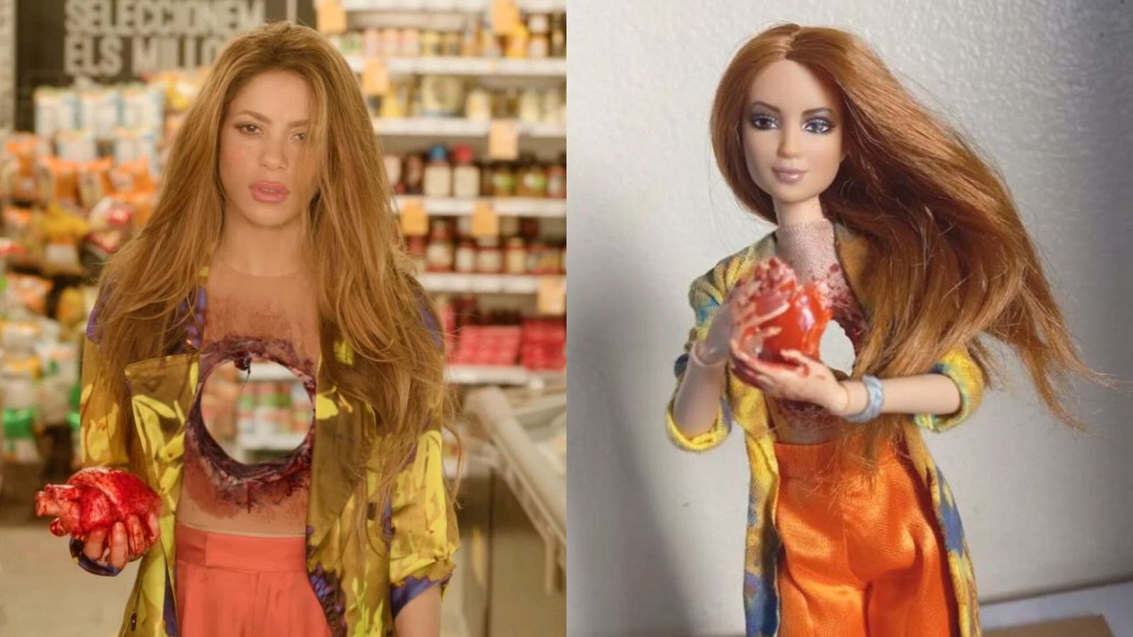 Shakira en su versión Barbie "Monotonía"