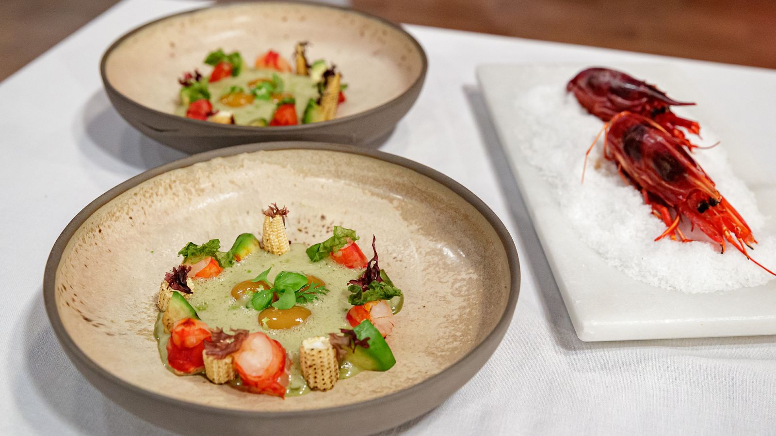 Receta de suquet thai de gamba roja de Lorena Castell