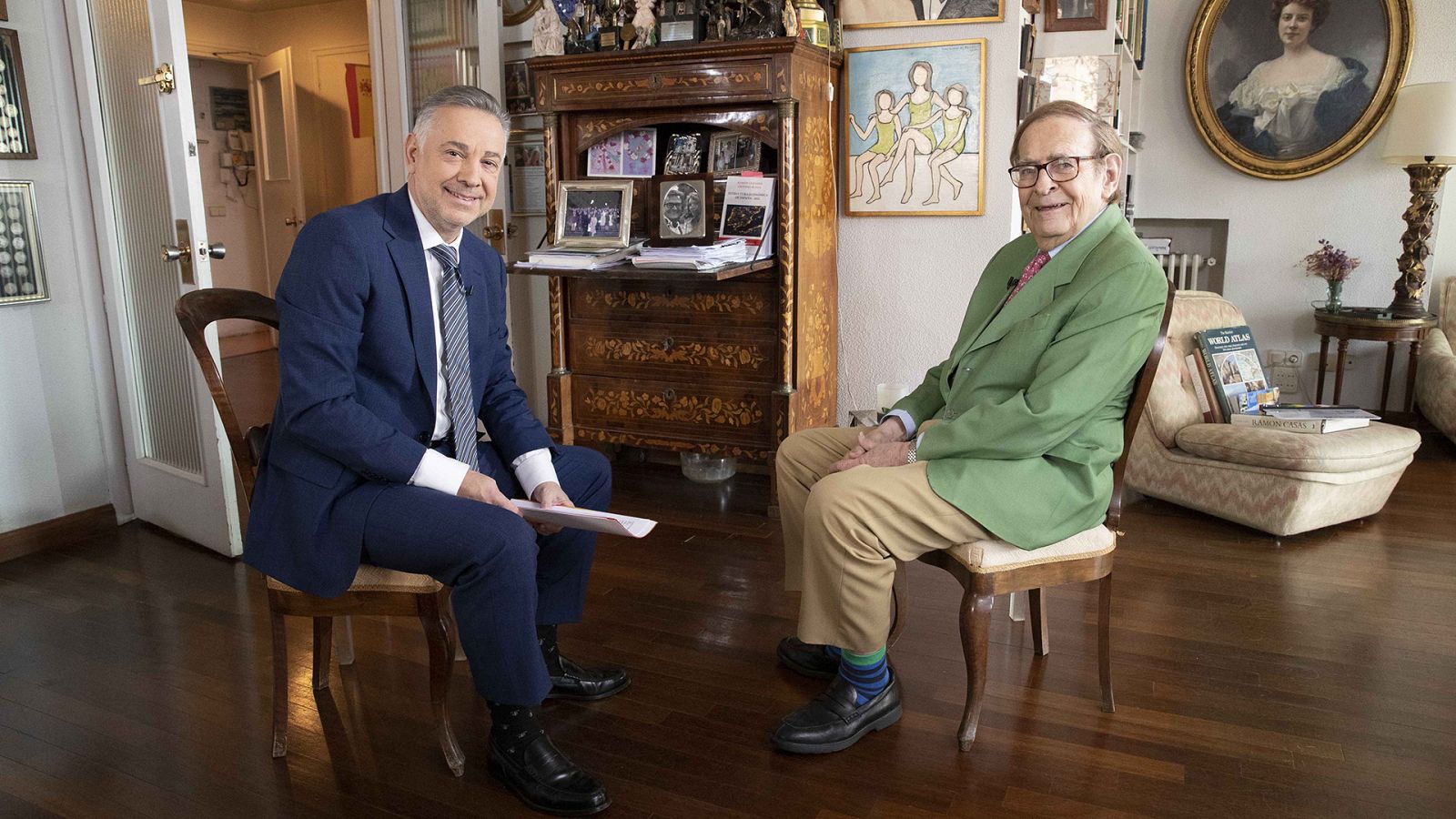 Jenaro Castro y Ramón Tamames