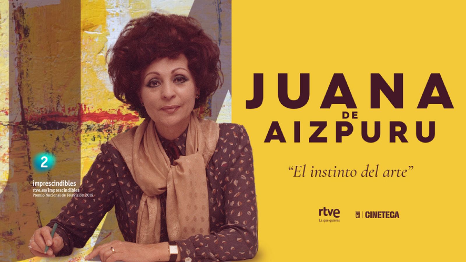 Juana de Aizpuru en el cartel del documental