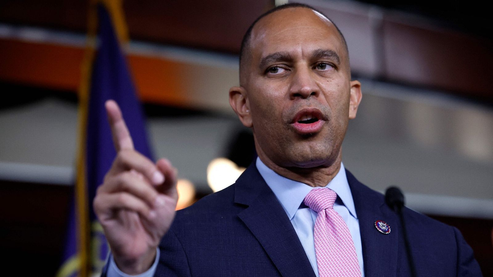 El congresista estadounidense Hakeem Jeffries