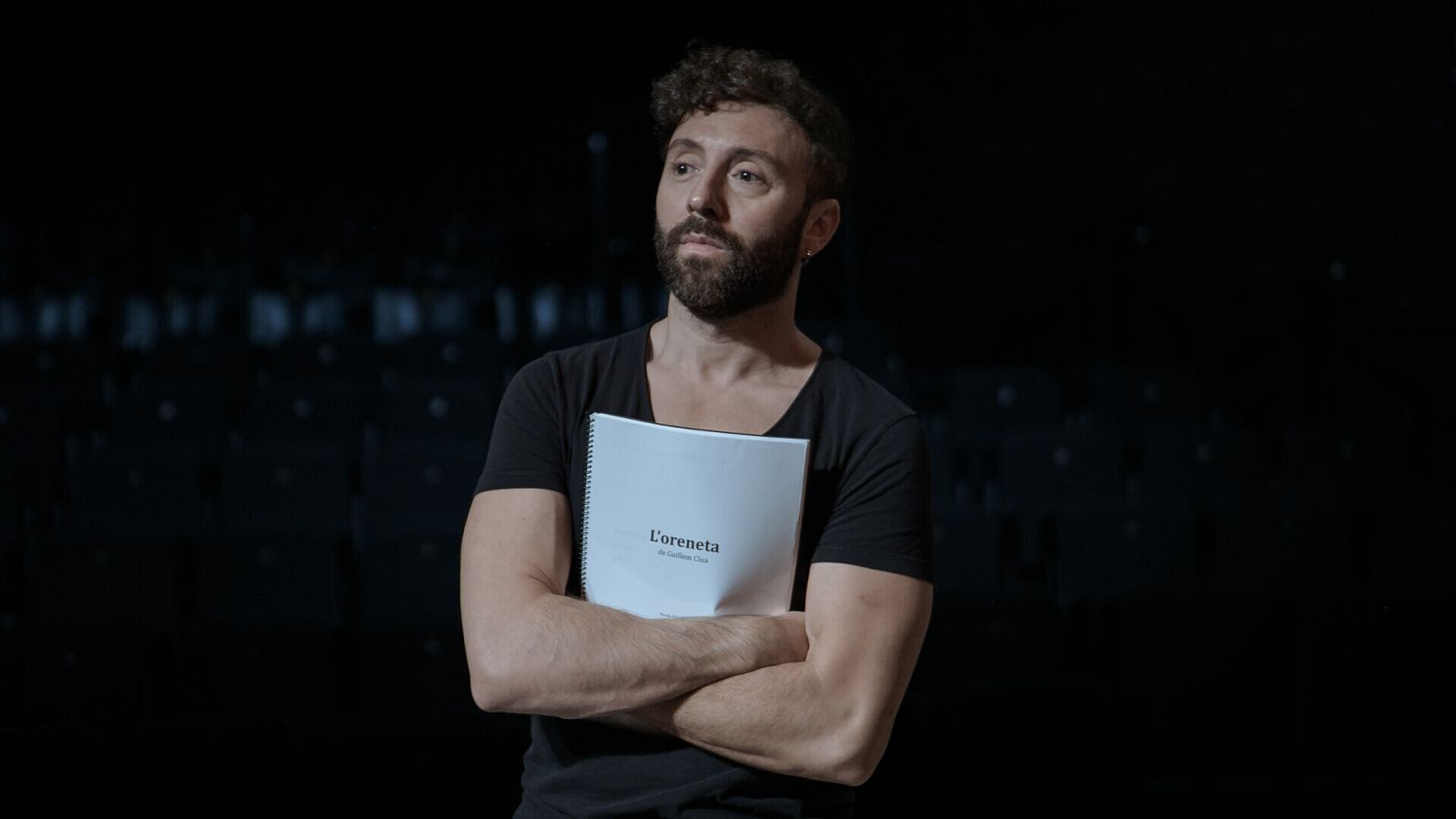 Dafnis Balduz, en un moment d'assajos