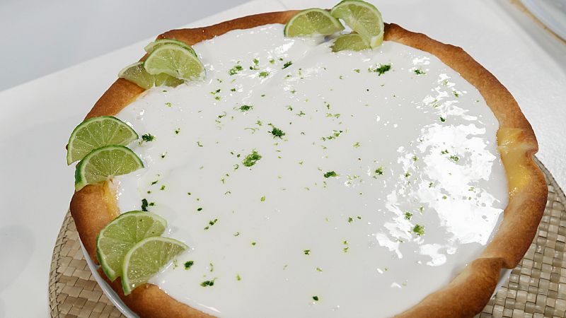 Receta de tarta de limn con merengue sin azcar de Marta Verona