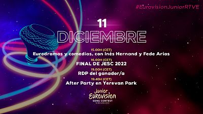 Eurovisi�n Junior 2022: Sigue los ensayos de Carlos Higes, entrevistas y la final en directo en RTVE Play