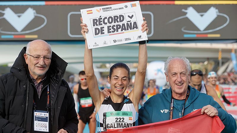 Marta Galimany bate el rcord de Espaa en el maratn de Valencia