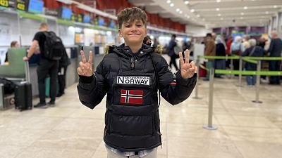 Carlos Higes, camino de Erev�n para participar en Eurovisi�n Junior 2022: "Ya me he imaginado en el escenario"