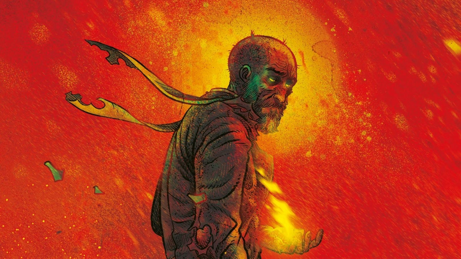 Detalle de la portada de 'El fuego'