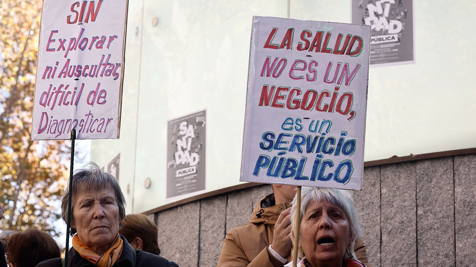 Imagen de una de las manifestaciones recientes en defensa de la atención primaria.