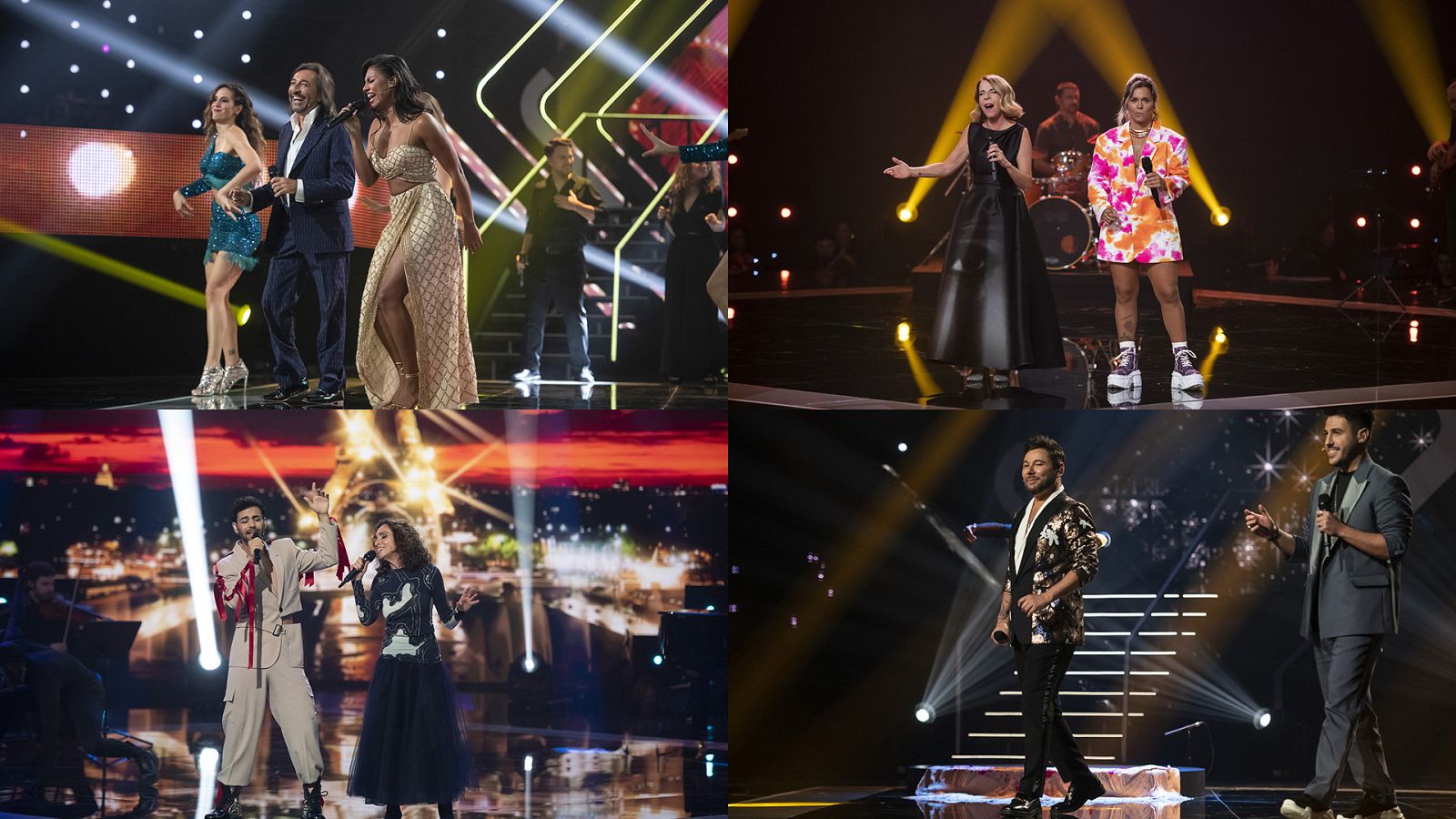 Cuatro parejas derrochando todo su arte