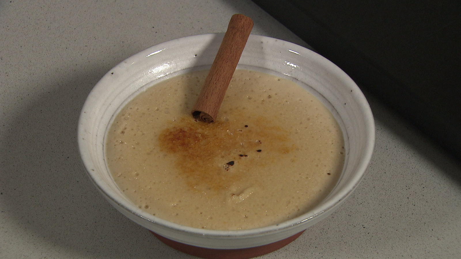 Natillas de turrón tostadas de Sergio Fernández