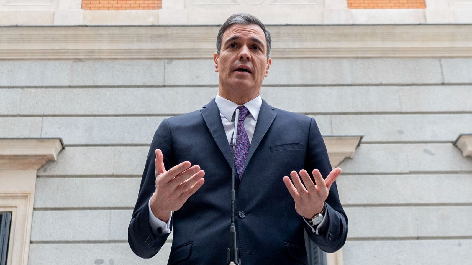 El presidente del Gobierno, Pedro Sánchez