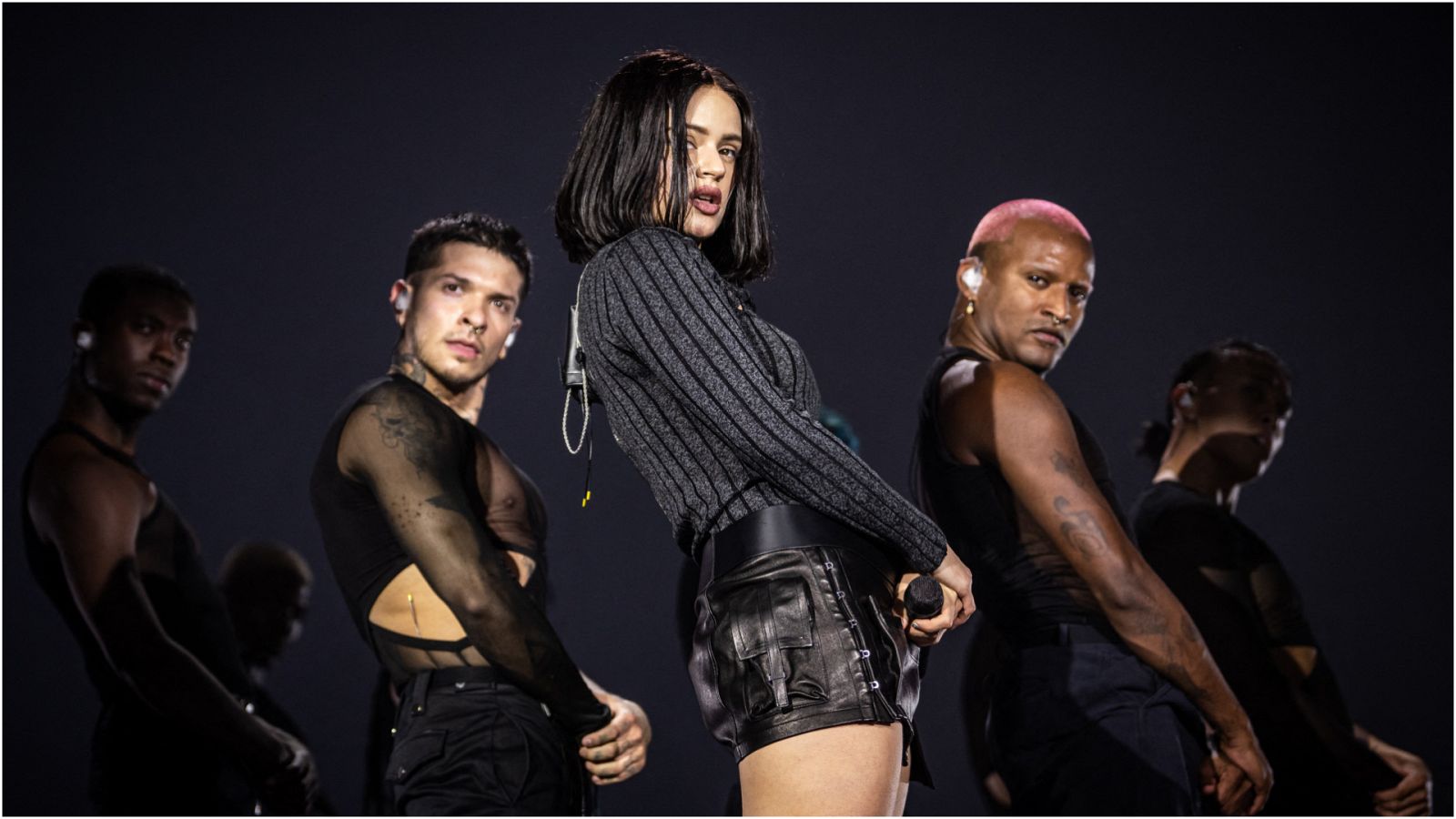 Rosalía durante su concierto en Braga, Portugal