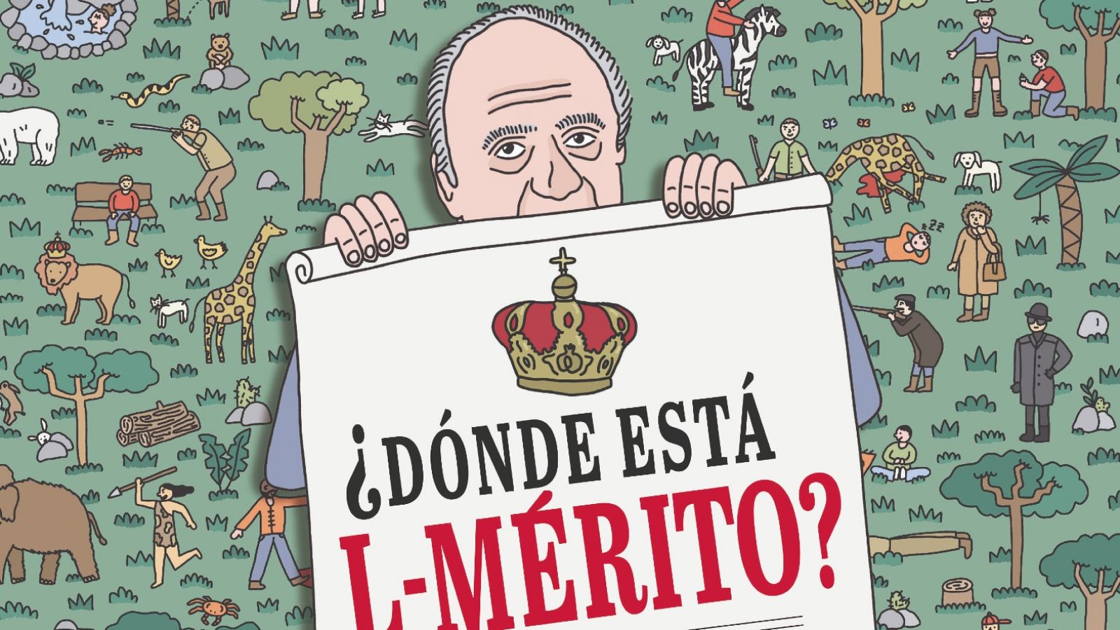 Detalle de la portada de '¿Dónde está L-Mérito?'