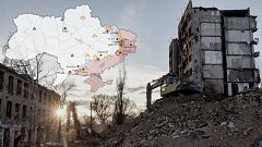 Los mapas de la 43ª semana de la guerra en Ucrania