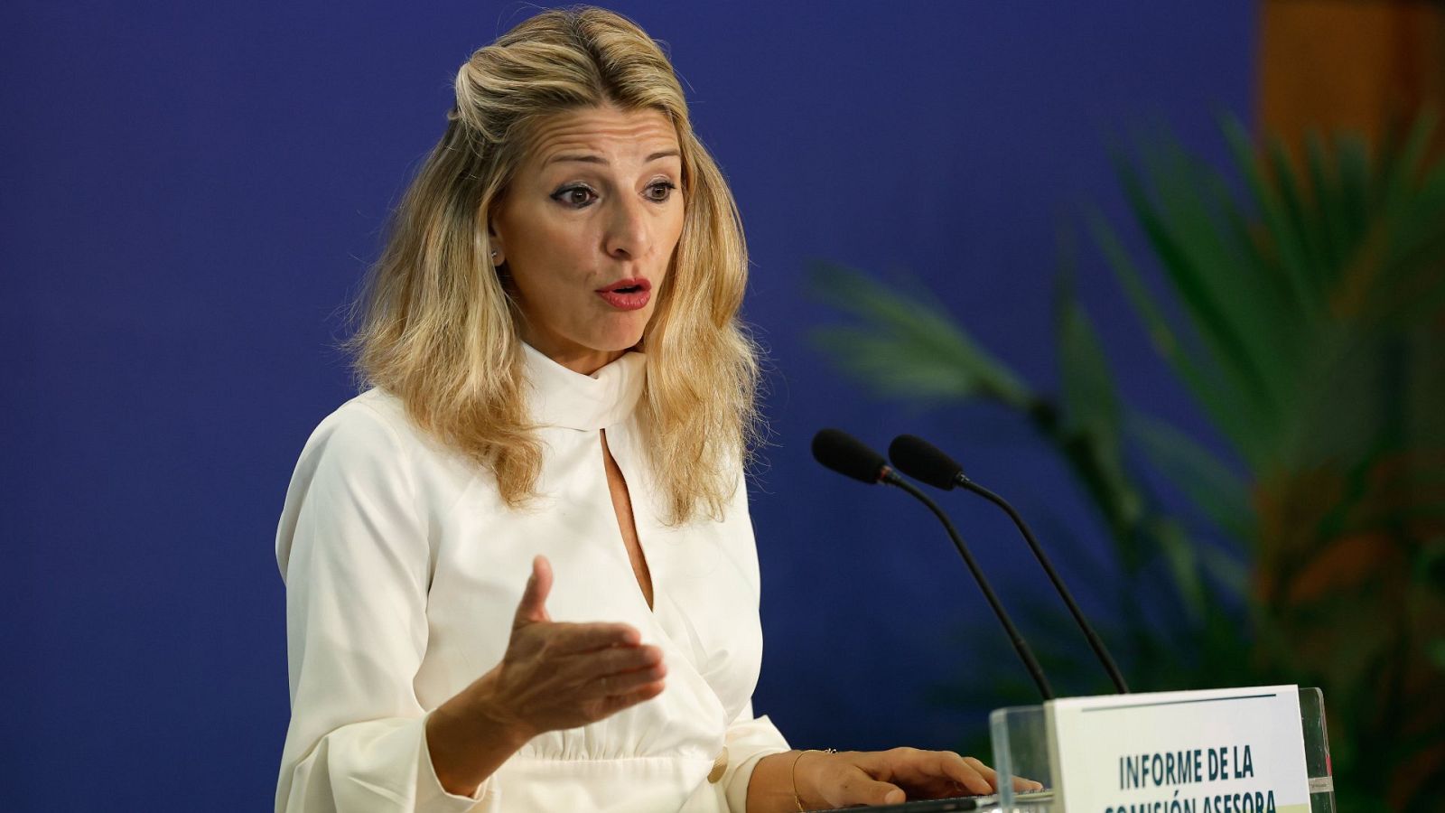 La vicepresidenta segunda y ministra de Trabajo y Economía Social, Yolanda Díaz