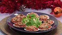 Receta de volandeiras rellenas gratinadas