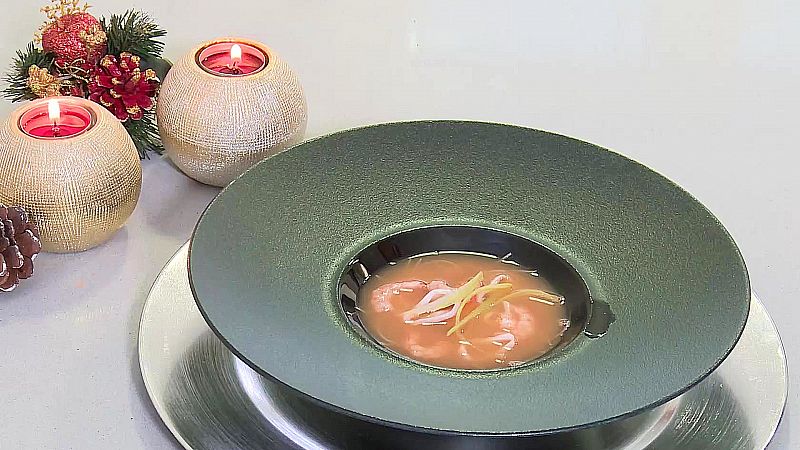 Receta de sopa de marisco 