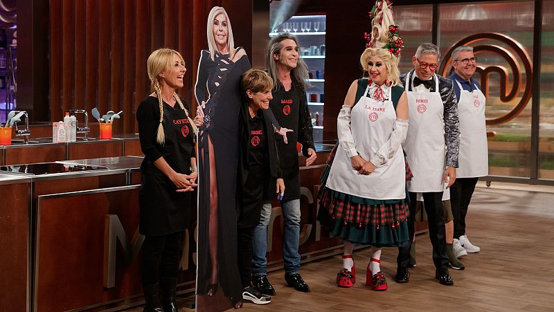 MasterChef Navidad: Anabel Alonso imita a Bibiana Fernández ¡y lo clava! 