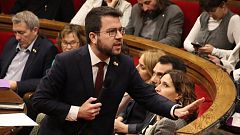 Pere Aragonès s'alia amb Sánchez en la pugna del TC