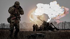 Los mapas de la 44ª semana de guerra en Ucrania