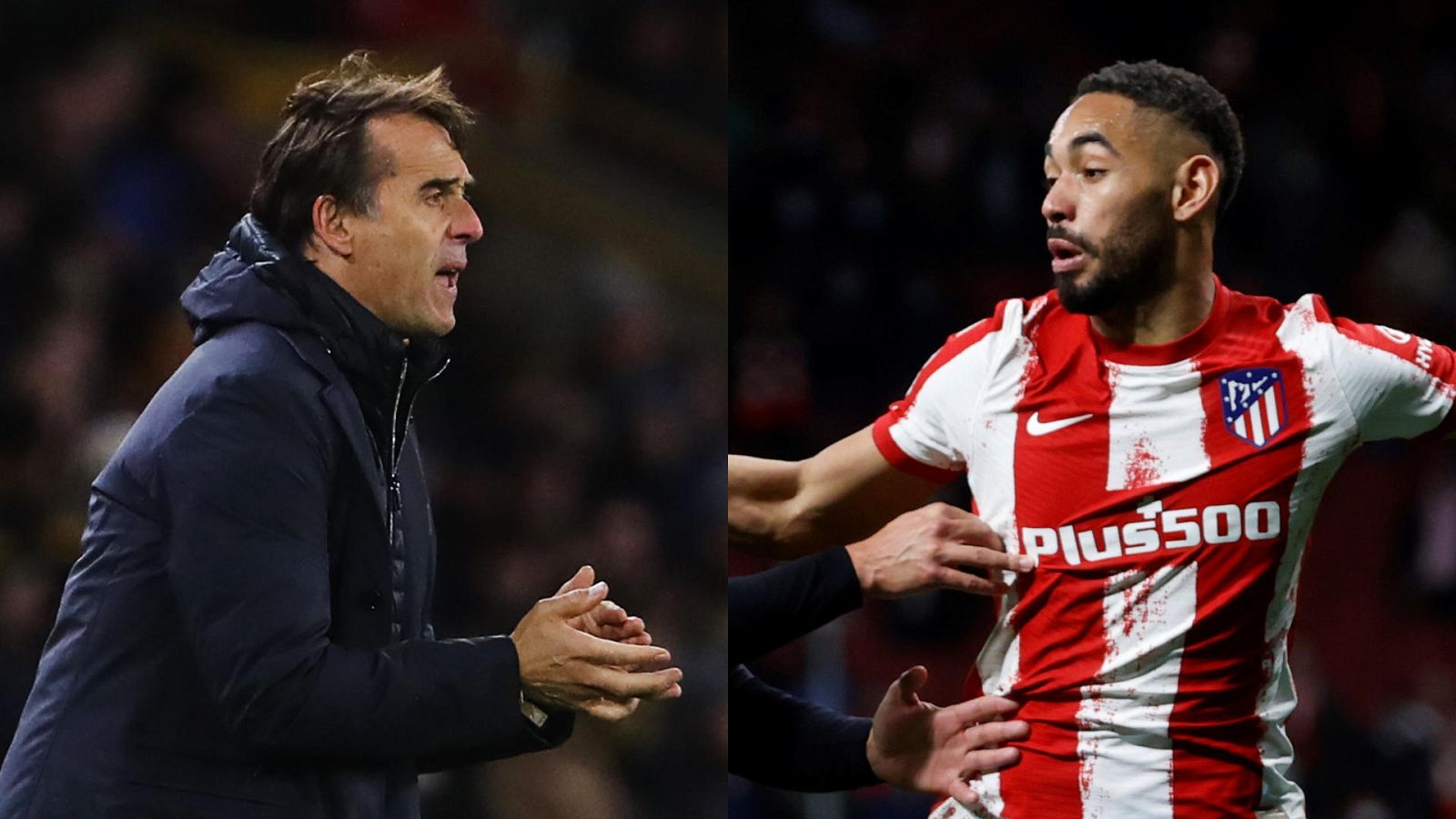 Julen Lopetegui y Matheus Cunha