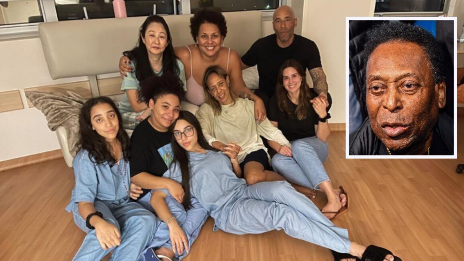 La familia de Pelé pasa la Navidad en el hospital