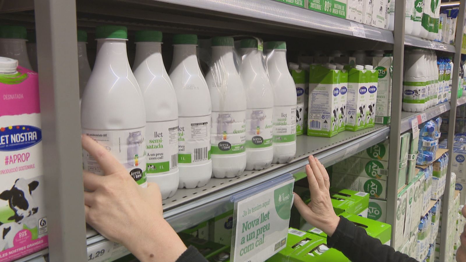 Alguns supermercats ja reflecteixen la reducció de l'IVA dels aliments bàsics