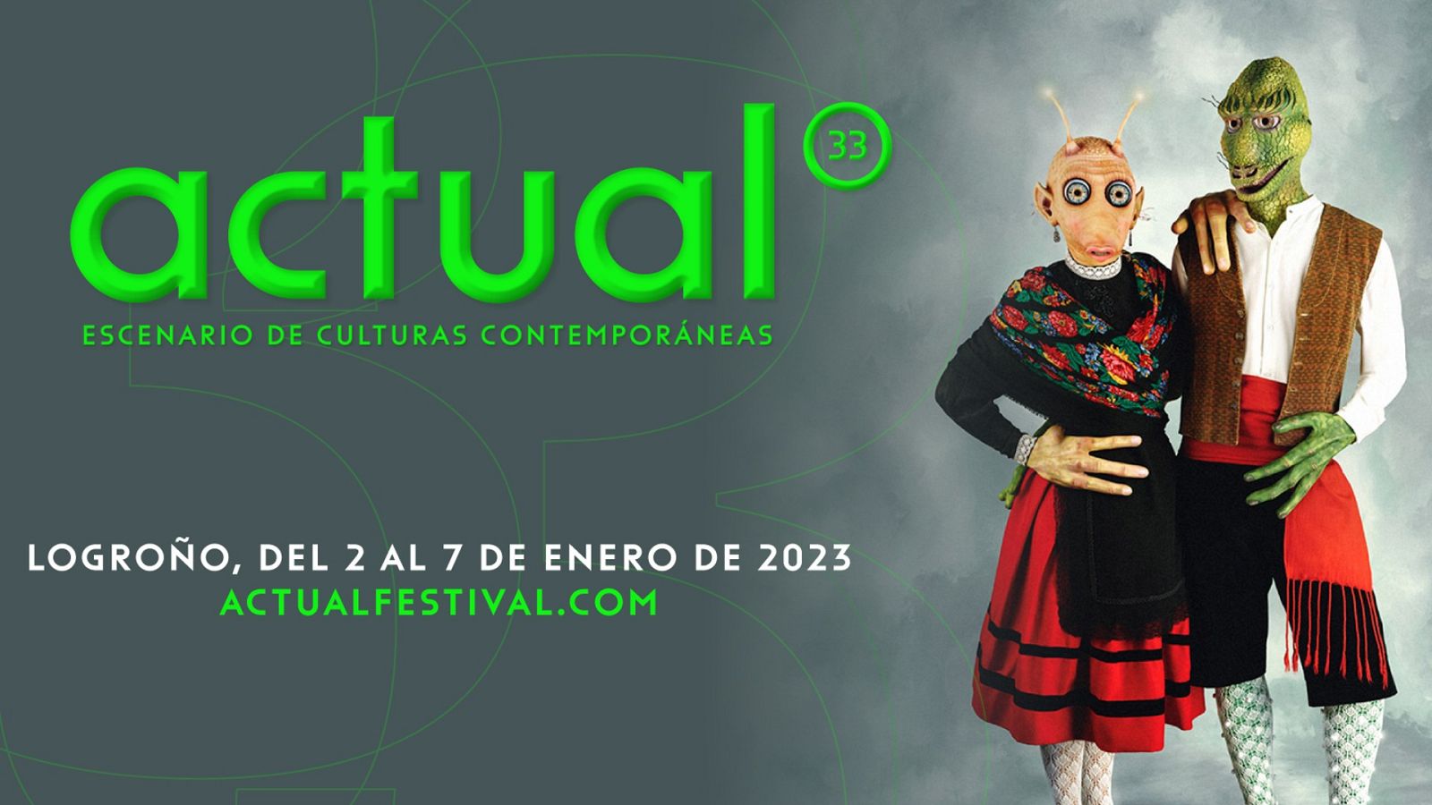 4 y 5 de enero, Radio 3 estará en Actual de Logroño, el primer festival del año.