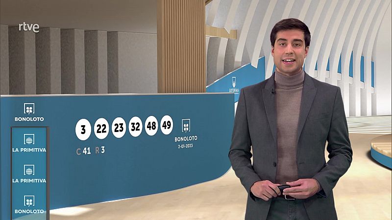 Sorteo de la BonoLoto y Primitiva del lunes 2 de enero