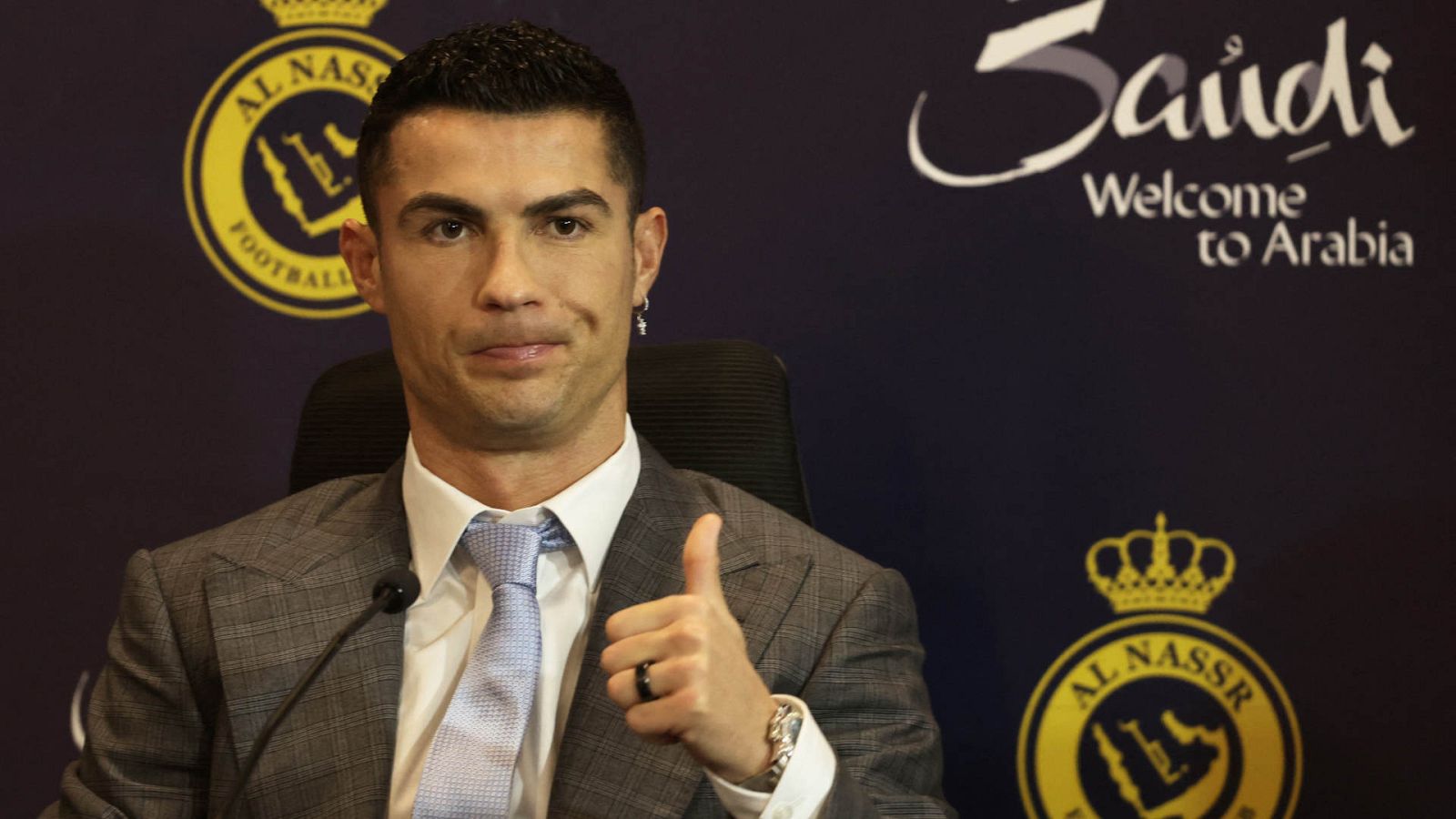 Cristiano Ronaldo, presentado por el club saudí Al Nassr