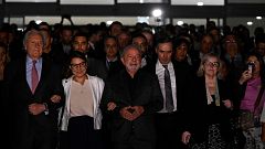 Lula y los jefes del poder Legislativo y Judicial de Brasil llaman a "defender la democracia" en paz