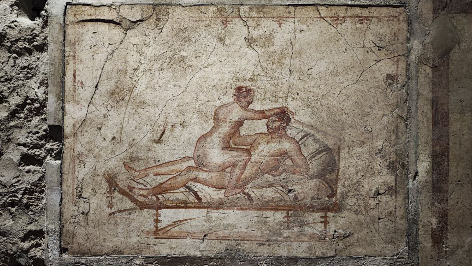 La Casa de los Vetti pertenecía a dos ricos libertos y está decorada con numerosas escenas eróticas.