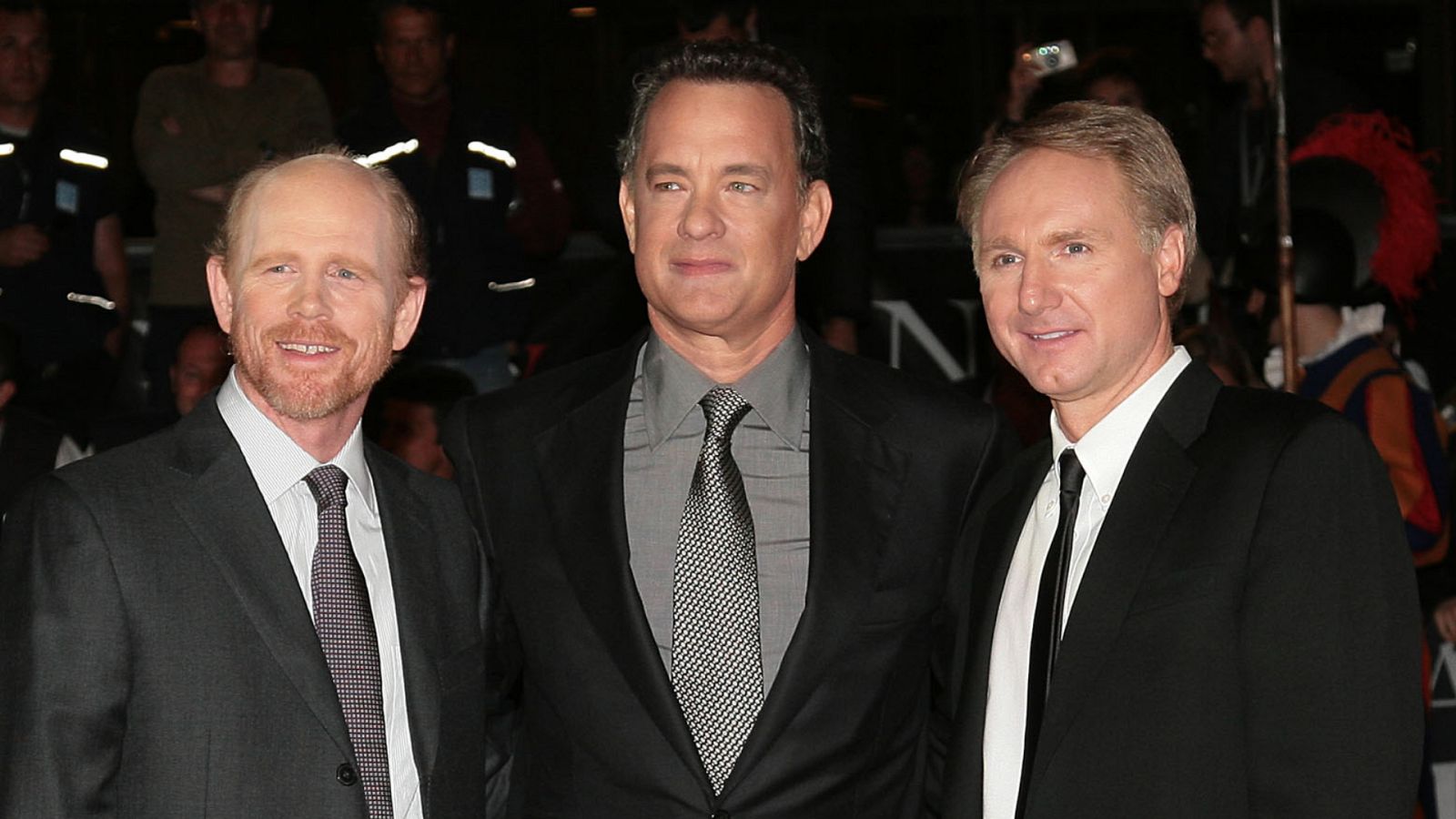 Ron Howard, Tom Hanks y Dan Brown