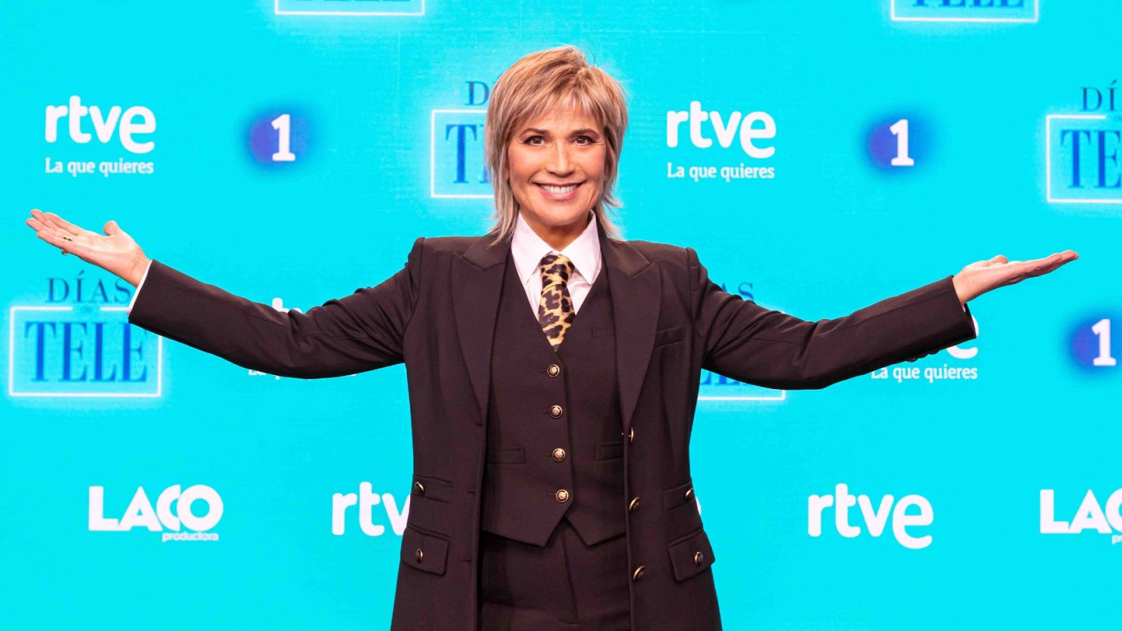 Julia Otero en la presentación de 'Días de tele'