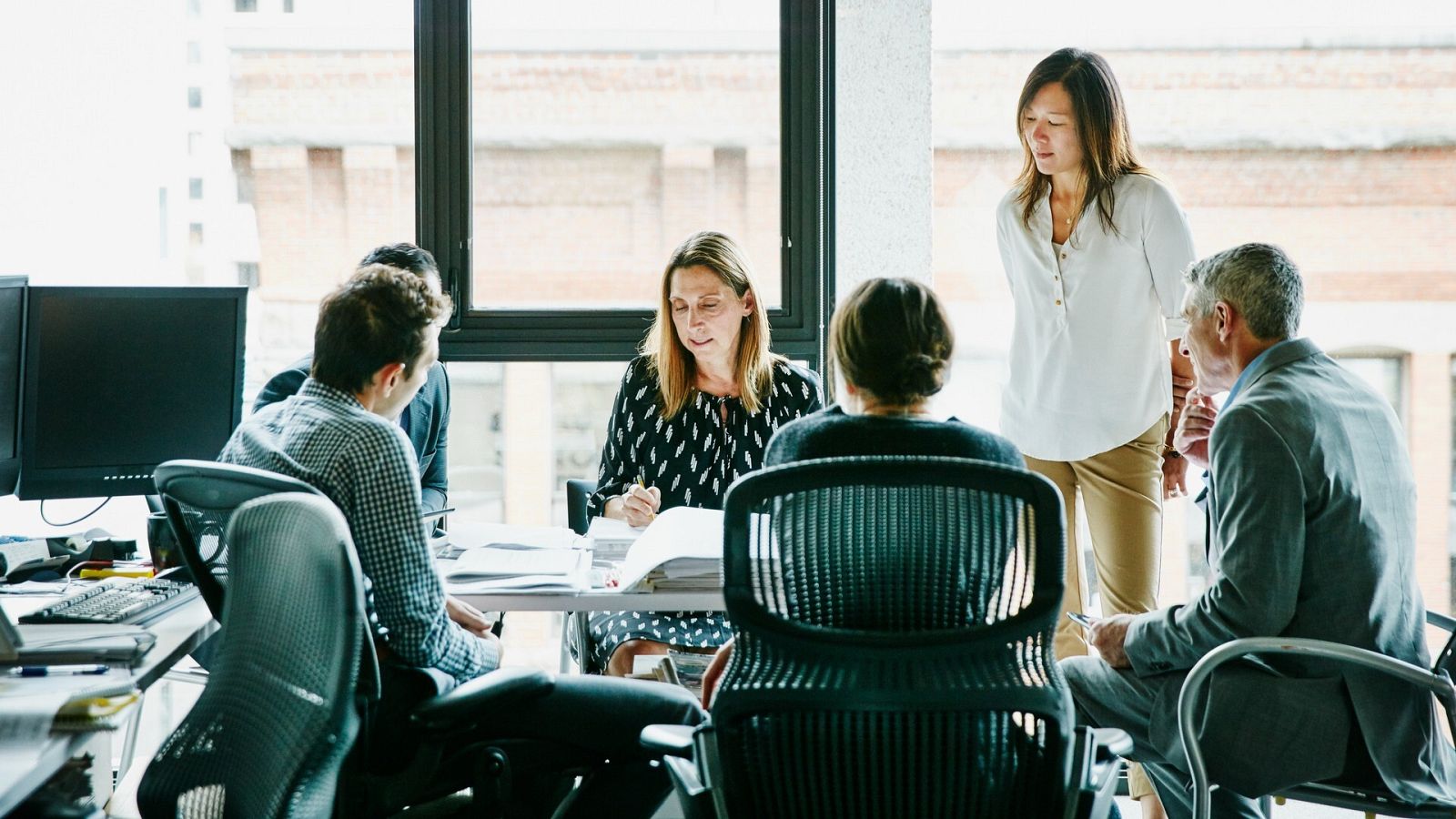 Una reunión de consultoría